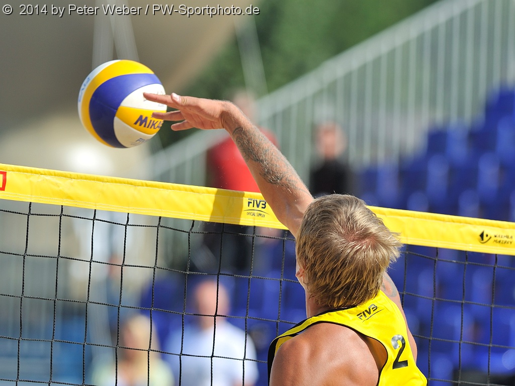 PW-Sportphoto/Beach Volleyball/FIVB World Tour 2014 - Mazury Grand Slam Stare Jablonki/Sebastian 