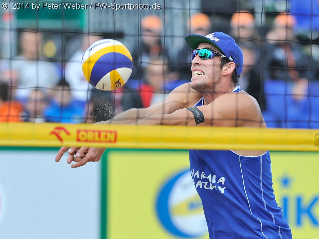 PW-Sportphoto/Beach Volleyball/FIVB World Tour 2014 - A1 Grand Slam Klagenfurt/Laura-Ludwig-GER-9890
