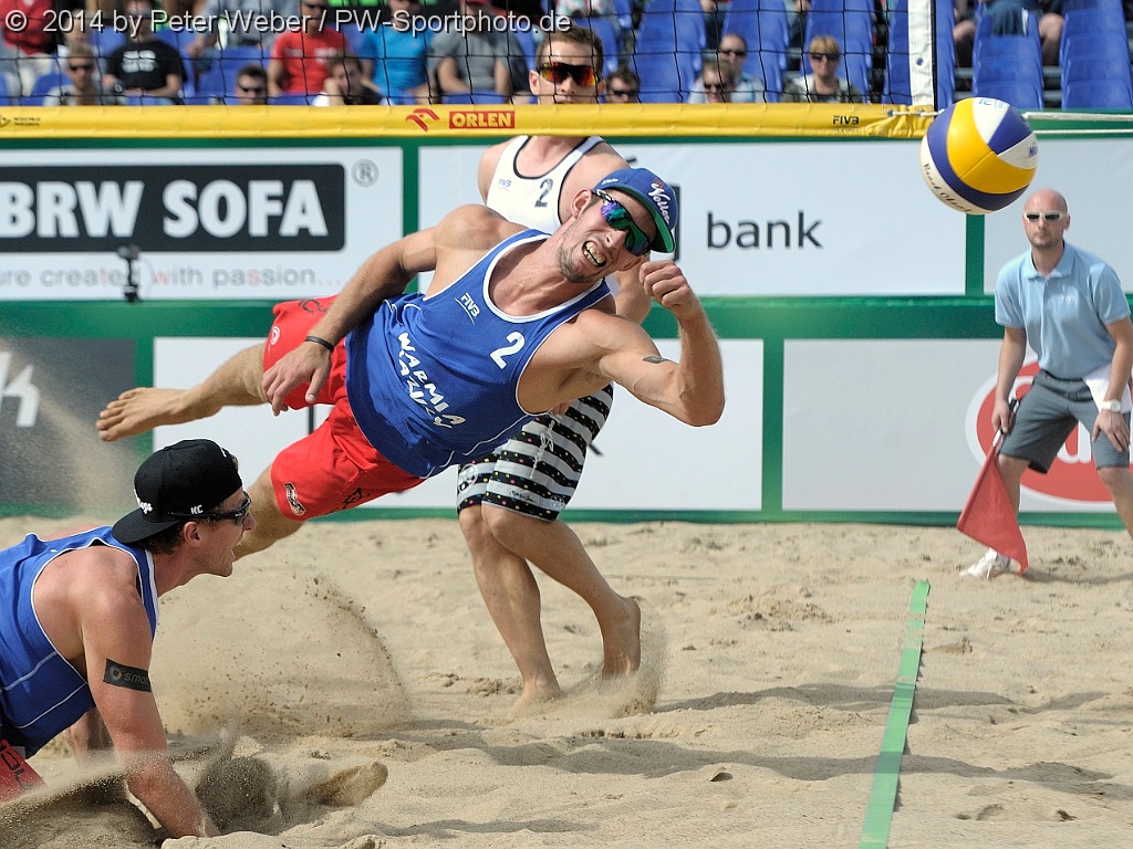 PW-Sportphoto/Beach Volleyball/FIVB World Tour 2014 - A1 Grand Slam Klagenfurt/Tobias-Winter 